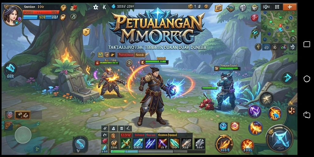 Gameplay seru 333V dengan petualangan MMORPG yang mendalam.