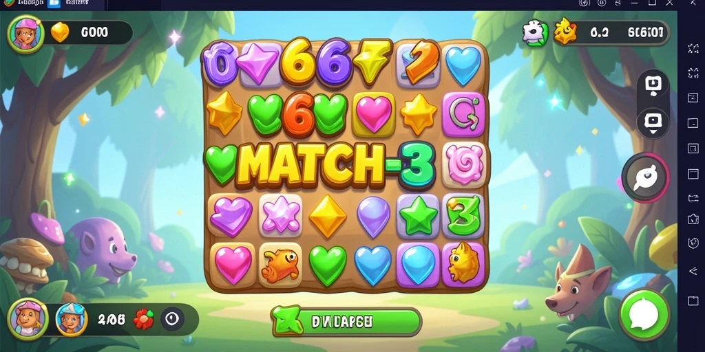 Tampilan gameplay 666FF yang penuh warna dan menantang.