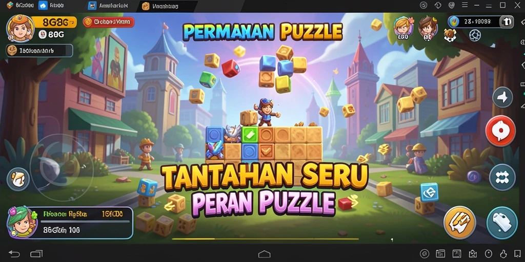 Tampilan gameplay <strong>8G8G</strong> yang seru dan menarik saat memecahkan teka-teki.