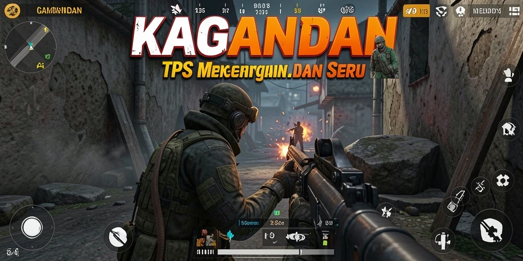 Screenshot gameplay KAGANDAN menunjukkan aksi pertempuran yang seru.