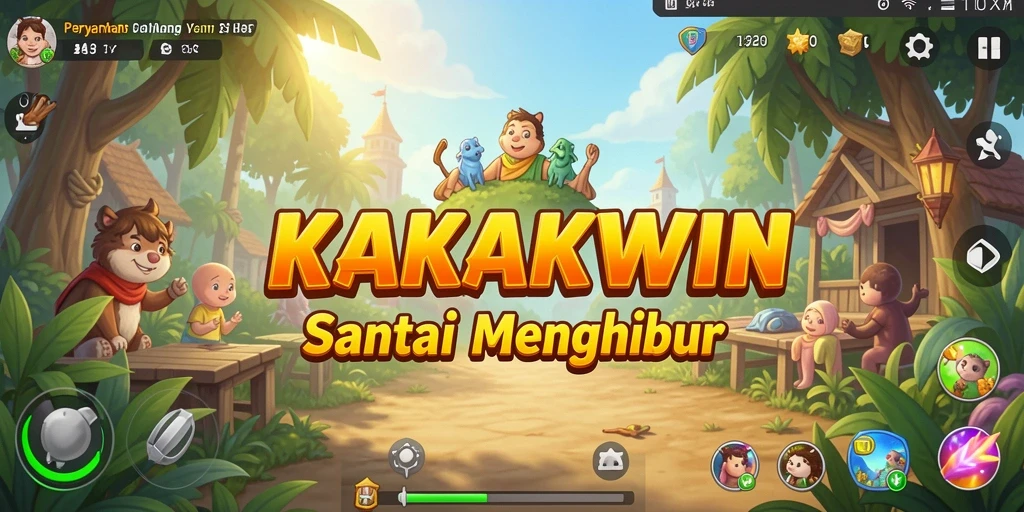 Tampilan gameplay KAKAKWIN yang menghibur dan menarik.