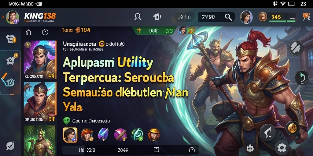 Screenshot utama KING138 menampilkan antarmuka aplikasi yang mudah digunakan.