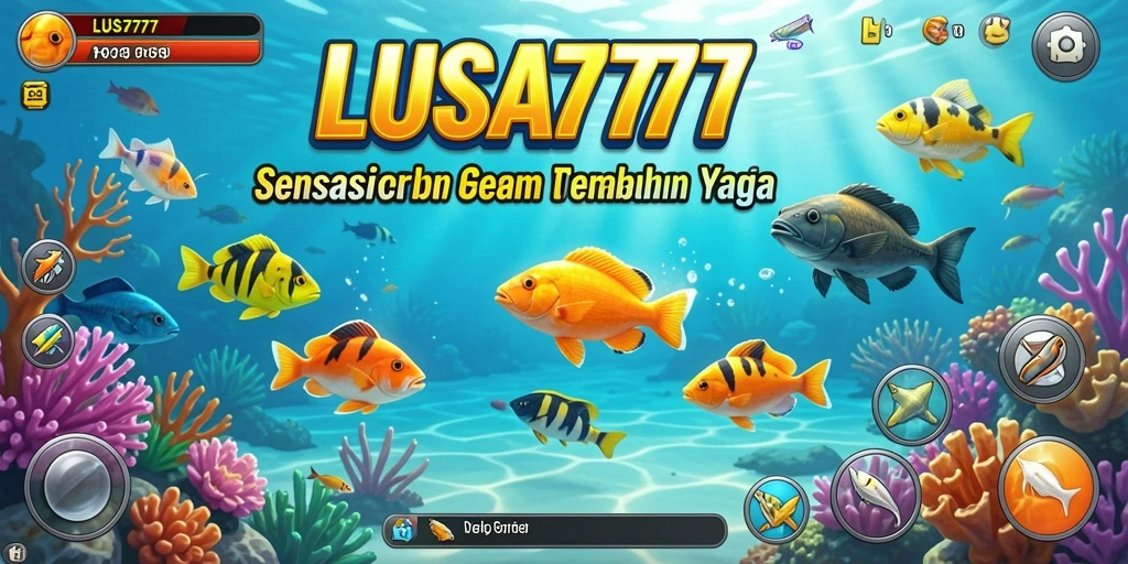 Tampilan menarik dari gameplay LUSA777 yang penuh aksi tembak ikan.