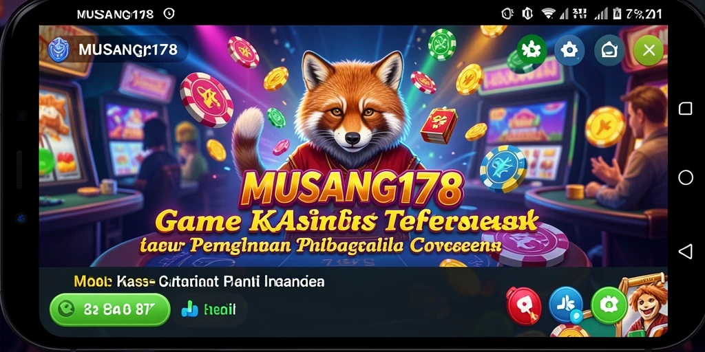 Tampilan gameplay Kasino yang menarik dan interaktif di MUSANG178.