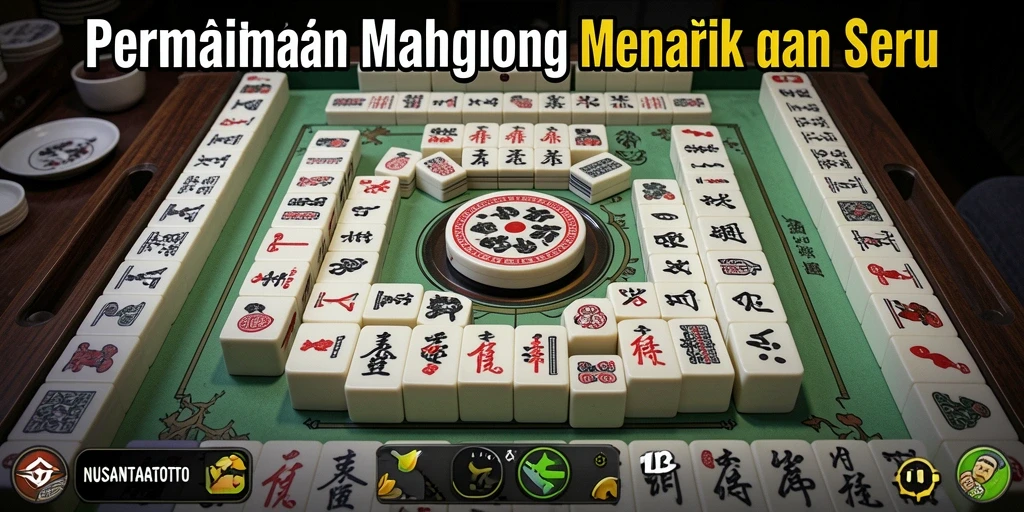 Screenshot NUSANTARATOTO menunjukkan pengalaman bermain Mahjong yang seru.