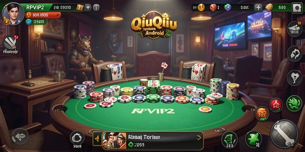 Tampilan menarik gameplay QiuQiu di RPVIP2.