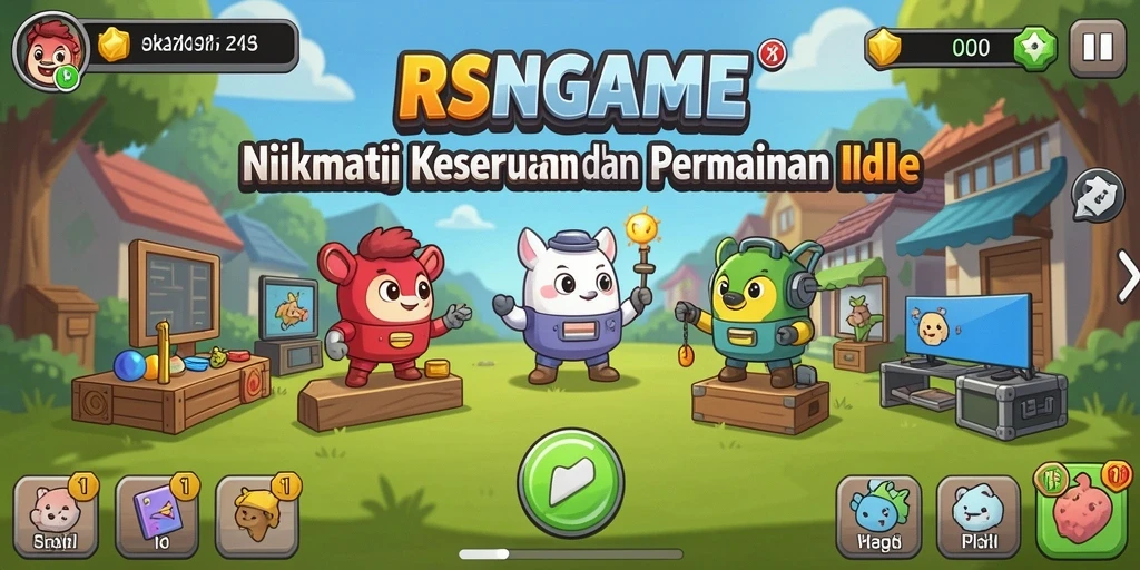 Tampilan gameplay RSNGAME yang seru dan penuh aksi Idle.
