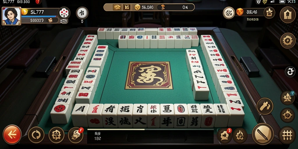 Screenshot utama SL777 menampilkan keseruan gameplay Mahjong yang menantang.