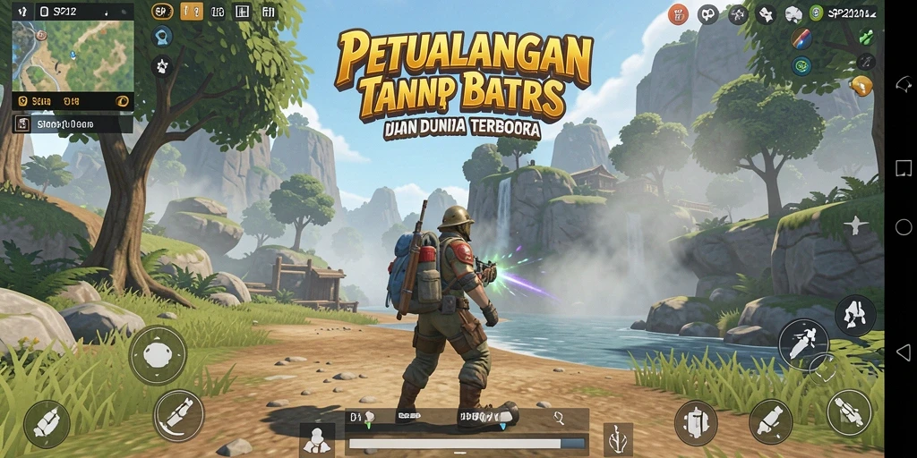 Tampilan gameplay SP212 di dunia terbuka yang menakjubkan.